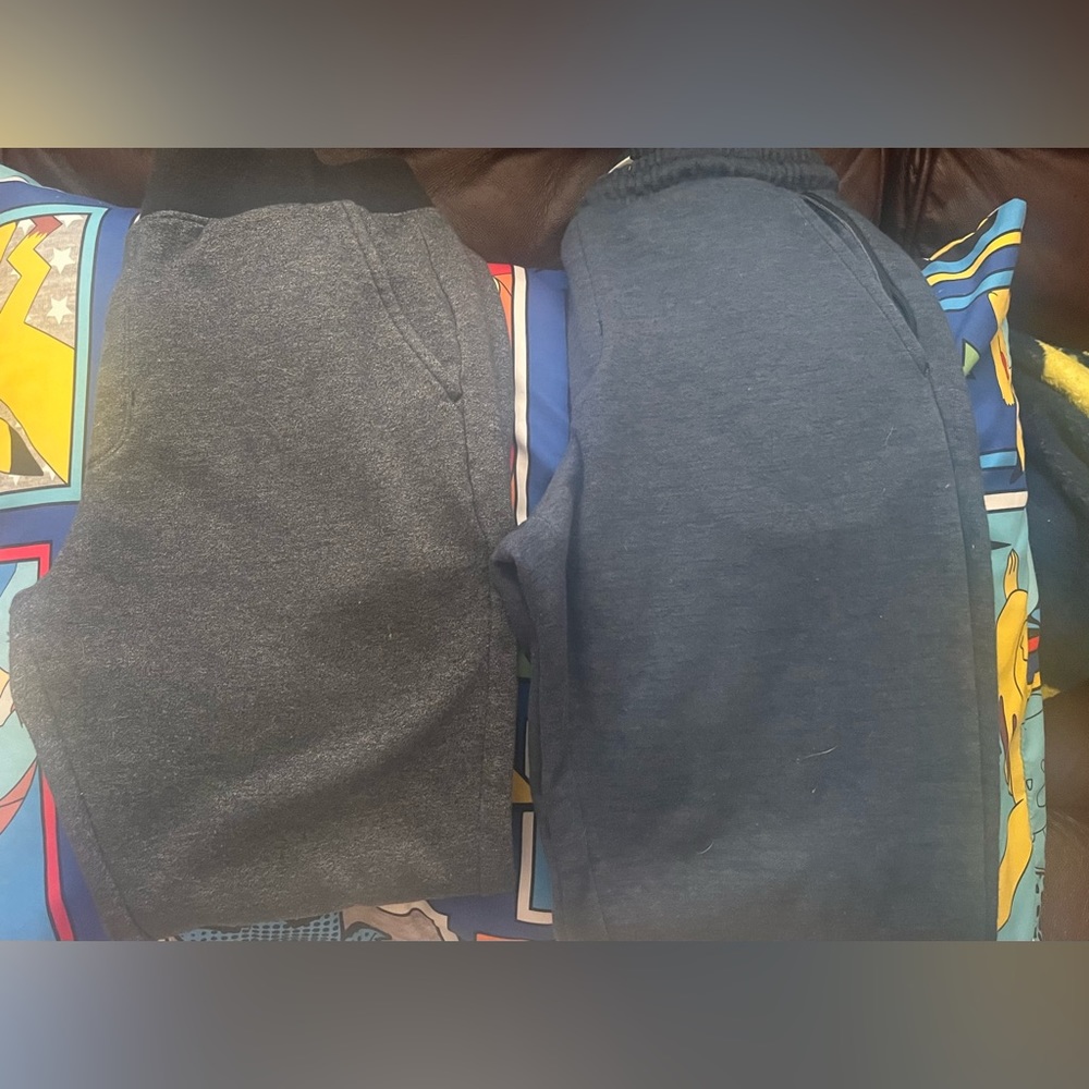 Bundle slightly worn boys 10/12 sweat pants blue /navy